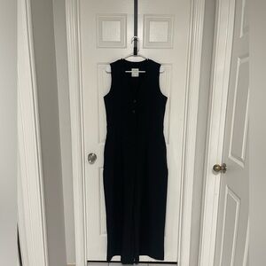 Abercrombie & Fitch Black Sleeveless Pantsuit